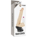 BASECOCK - REALISTYCZNY WIBRATOR NA PILOTA CIELISTY 20CM