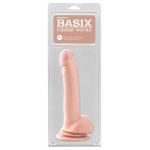 BASIX - NATURALNE DILDO Z JĄDRAMI I ŻOŁĘDZIEM CIELISTE 25 CM