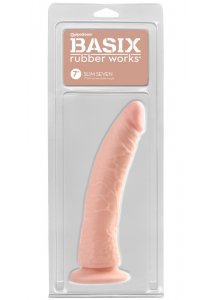 BASIX - REALISTYCZNE DILDO SLIM 7 CIELISTE