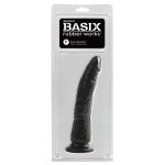 BASIX - REALISTYCZNE DILDO SLIM 7 CZARNE