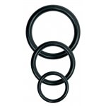 BASIX - UNIWERSALANA UPRZĄŻ STRAP-ON Z 3 PIERŚCIENIAMI