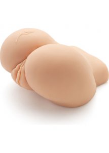 CIELISTY MASTURBATOR “DUŻE POŚLADKI” REALISTYCZNY Z WIBRATOREM