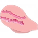 CIELISTY MASTURBATOR “DUŻE POŚLADKI” REALISTYCZNY Z WIBRATOREM