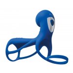 BEAUMENTS - ELASTYCZNY WIBRATOR DLA PAR + PILOT NIEBIESKI