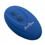 BEAUMENTS - ELASTYCZNY WIBRATOR DLA PAR + PILOT NIEBIESKI