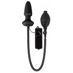 YOU2TOYS - POMPOWANY KOREK ANALNY Z WIBRACJAMI CZARNY