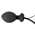 YOU2TOYS - POMPOWANY KOREK ANALNY Z WIBRACJAMI CZARNY
