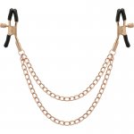 BEGME BLACK - ZŁOTY ŁAŃCUSZEK Z ZACISKAMI NA SUTKI