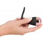 BELOU - JAJECZKO WIBRACYJNE ZE STYMULATOREM ŁECHTACZKI CZARNY