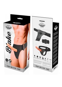 BLAKE - UPRZĄŻ STRAP-ON Z NATURALNYM PENISEM 15.5 X 4CM