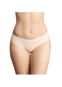 BYE BRA - BEZSZWOWE MAJTKI PODNOSZĄCE POŚLADKI ECRU