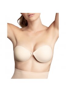 BYE BRA - SAMOPRZYLEPNY NIEWIDZIALNY BIUSTONOSZ ECRU