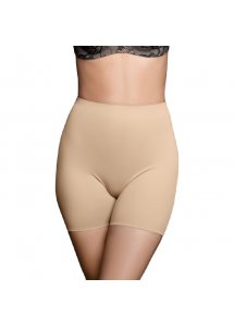 BYE BRA - SPODENKI Z WYSOKIM STANEM KORYGUJĄCE BEŻOWE
