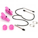 CALEXOTICS - 4-CZĘŚCIOWY ZESTAW ZACISKÓW DO SUTKÓW