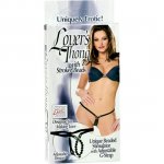 CALEXOTICS - STYMULUJĄCE STRINGI Z KORALIKAMI CZARNE