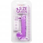 CALEXOTICS - ELASTYCZNE DILDO SIZE QUEEN 15,3 CM FIOLETOWE