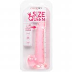 CALEXOTICS - ELASTYCZNE DILDO SIZE QUEEN 20,3 CM RÓŻOWE