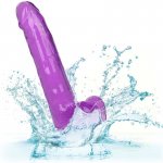 CALEXOTICS - ELASTYCZNE DILDO SIZE QUEEN 20,3 CM FIOLETOWE