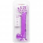 CALEXOTICS - ELASTYCZNE DILDO SIZE QUEEN 25,5 CM FIOLETOWE