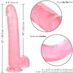 CALEXOTICS - ELASTYCZNE DILDO SIZE QUEEN 25,5 CM RÓŻOWE