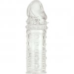 CALEXOTICS - NAKŁADKA NA PENISA Z WYPUSTKAMI PRZEZROCZYSTA