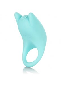 CALEXOTICS - SILIKONOWY PIERŚCIEŃ Z WIBRACJAMI TURKUSOWY