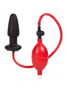CALEXOTICS - POMPOWANY KOREK ANALNY CZARNY/CZERWONY