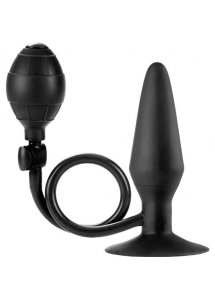CALEXOTICS - POMPOWANY DUŻY KOREK ANALNY CZARNY