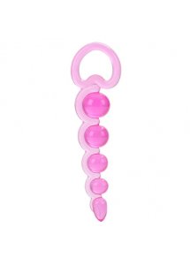 CALEXOTICS - SILIKONOWE KORALIKI ANALNE RÓŻOWE