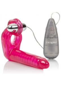 CALEXOTICS - WIBRUJĄCA POTRÓJNA NAKŁADKA NA PENISA STYMULATOR