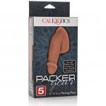 CALEXOTICS - REALISTYCZNY PENIS DO UPRZĘŻY 14,5 CM BRĄZOWY