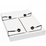 CALEXOTICS - REGULOWANE PASY/MANKIETY MOCUJĄCE DO ŁÓZKA BDSM CZARNE