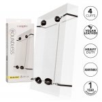 CALEXOTICS - REGULOWANE PASY/MANKIETY MOCUJĄCE DO ŁÓZKA BDSM CZARNE