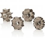 CALEXOTICS - ZESTAW 4 PIERŚCIENI NA PENISA RÓŻNE KSZTAŁTY