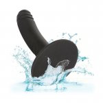 CALEXOTICS - SILIKONOWE PRĄŻKOWANE DILDO IDEALNE DO UPRZĘŻY CZARNE 12 CM