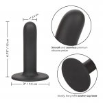 CALEXOTICS - SILIKONOWE DILDO IDEALNE DO UPRZĘŻY CZARNE 12 CM