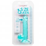 CALEXOTICS - ELASTYCZNE DILDO SIZE QUEEN 15,3 CM NIEBIESKIE