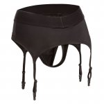 CALEXOTICS - UPRZĄŻ/STRINGI Z PASEM I O-RINGIEM CZARNE XXL/XXXL