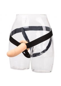 CALEXOTICS - UPRZĄŻ Z DILDO/NAKŁADKĄ NA PENISA CIELISTE