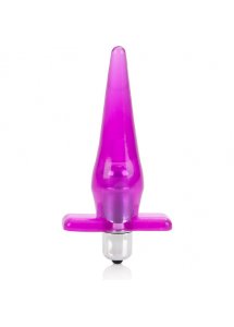 CALEXOTICS - WIBRUJĄCY KOREK ANALNY FIOLETOWY