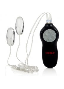 CALEXOTICS - WIBRUJĄCY PODWÓJNY POCISK 7 FUNCYJNY Z PILOTEM