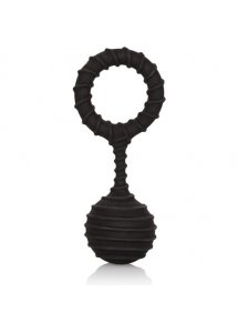 CALEXOTICS - WYGODNY PIERŚCIEŃ STALOWY I SILIKONOWY 3CM