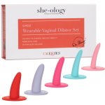 CALEXOTICS - ZESTAW 5 SILIKONOWYCH DILATORÓW RÓŻNE ROZMIARY