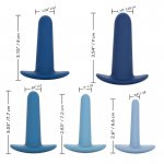 CALEXOTICS - ZESTAW 5 SILIKONOWYCH DILATORÓW RÓŻNE ROZMIARY
