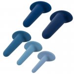 CALEXOTICS - ZESTAW 5 SILIKONOWYCH DILATORÓW RÓŻNE ROZMIARY