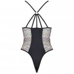 CASMIR - SEKSOWNE BODY Z DEKOLTEM LAGERTA CZARNE