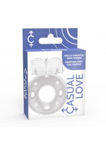 CASUAL LOVE - PIERŚCIEŃ NA PENISA STYMULUJĄCY ŁECHTACZKĘ BEZBARWNY