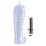 CLASSIX-NAKŁADKA NA PENISA Z STYMULATOREM PRZEZROCZYSTA