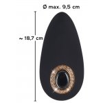 CLEOPATRA - WIBRATOR ŁECHTACZKOWY Z KAMIENIAMI SZLACHETNYMI