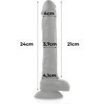 COCK MILLER - REALISTYCZNE SILIKONOWE DILDO CZARNE 24CM